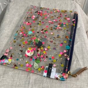 J. Crew zipper pouch - like new!